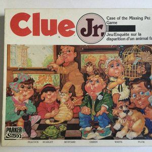 Vintage Parker Brothers Clue Jr. Board Game 1989 age 6-10